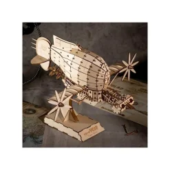 Hot Maison Ghibli Wood Model Kigumi Tiger Moth - Castle In The Sky
