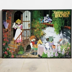 Online Maison Ghibli Wood Panel 03 - Tea Time - Sherlock Holmes