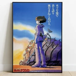 Best Maison Ghibli Wood Panel 35 X 50 Japanese Movie Poster - Nausicaa