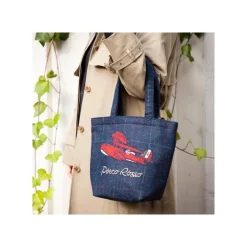 New Maison Ghibli Wooven Bag Seaplane - Porco Rosso